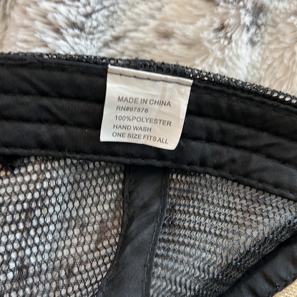 Black and Pink Wifey Baseball Cap - Picture 4 of 4